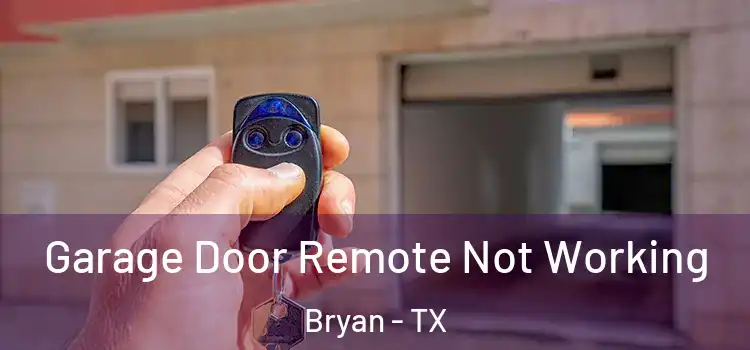  Garage Door Remote Not Working Bryan - TX